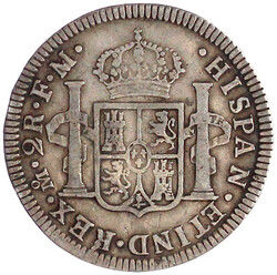 2 Reales 1786 Mo FM, Mexiko City. sehr schön