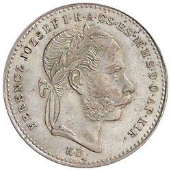 20 Krajczar 1870 KB, Originalprägung für Ungarn. fast Stempelglanz, ...