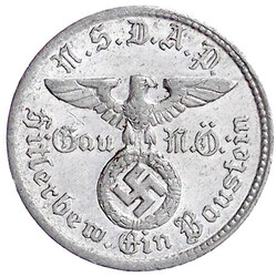 Alumarke "Ein Baustein" o.J. Kampfspende Hitlerbewegung NSDAP ...