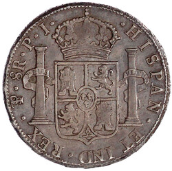 8 Reales 1817 PJ, Potosi. sehr schön, kl. Randfehler