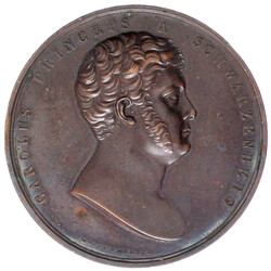 Bronzemedaille von Pichler o.J. auf den Frieden nach den ...