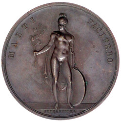 Bronzemedaille von Pichler o.J. auf den Frieden nach den ...