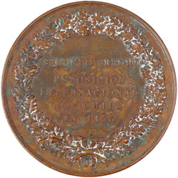 Bronzemedaille 1875 von Dubois. Zweiter Preis der internationalen ...