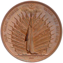 Bronzemedaille 1822 v. Bovy und Fournier. Eidgenössisches ...