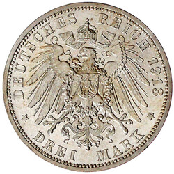 3 Mark 1913 A. prägefrisch/fast Stempelglanz