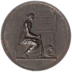 Eisenmedaille 1828 von Conradsen, a.d. Hochzeit des Prinzen Friedrich ...