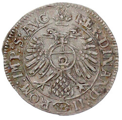 2 Kreuzer (Halbbatzen) 1624, Augsburg. vorzüglich, schöne Patina