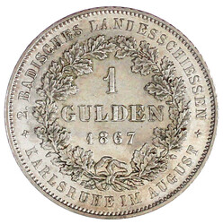 Gulden 1867. Zweites Badisches Landesschießen. ...