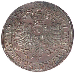 60 Kreuzer (Gulden) 1676, Büdingen. Mit Titel Leopolds I. fast ...