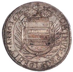 60 Kreuzer (Gulden) 1676, Büdingen. Mit Titel Leopolds I. fast ...