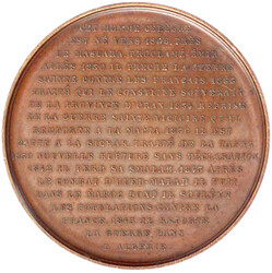 Bronzemedaille ver. 1845, v.. Adolphe Christian Jouvenel. Seid Brb. n ...