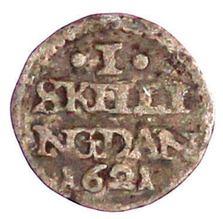 I Skilling Dansk 1621. sehr schön