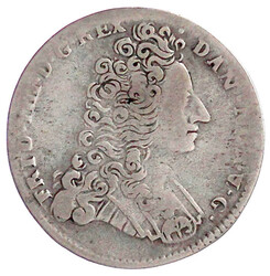XVI Skilling 1714 CW. fast sehr schön