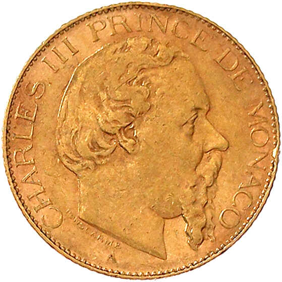 20 Francs 1879 A, Paris. 6,45 g. 900/1000. sehr schön/vorzüglich, ...