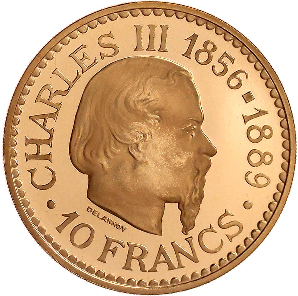 10 Francs Probe in Gold 1966 zum 100. Jahrestag des Spelunkenviertels ...