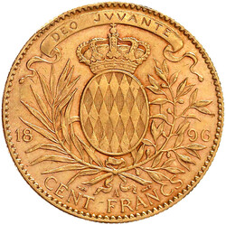 100 Francs 1896 A, Paris. 32,25 g. 900/1000. fast vorzüglich, ...