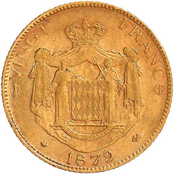 20 Francs 1879 A, Paris. 6,45 g. 900/1000. sehr schön/vorzüglich, ...