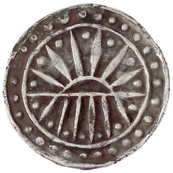 Silber Unit um 400/550. 9,18 g. sehr schön