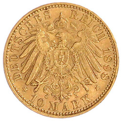 20 Mark 1898 A. sehr schön/vorzüglich, kl. Randfehler