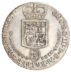 24 Mariengroschen (2/3 Taler Feinsilber) 1800 EC (C fast geschlossen) ...