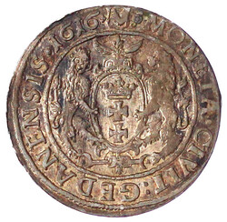 Ort 1616. vorzüglich/Stempelglanz, schöne Patina, Prachtexemplar