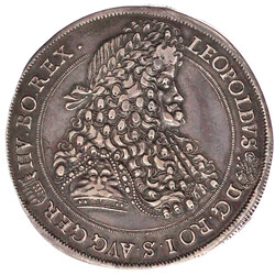 Breiter Reichstaler 1693 KB, Kremnitz. Mit Löwenkopfschulter. 27,82 ...