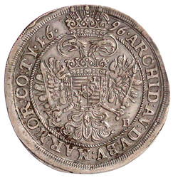 1/2 Reichstaler 1696 KB, Kremnitz. 14,18 g. sehr schön/vorzüglich, ...