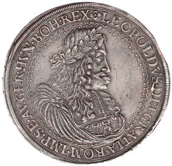 Breiter doppelter Reichstaler 1682 über 1675, Graz. 56,98 g. sehr ...