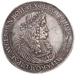 Breiter Doppelter Reichstaler 1682 über 1675, Graz. 56,99 g. sehr ...