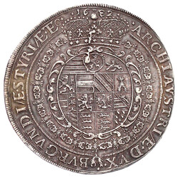 Breiter Doppelter Reichstaler 1682 über 1675, Graz. 56,99 g. sehr ...