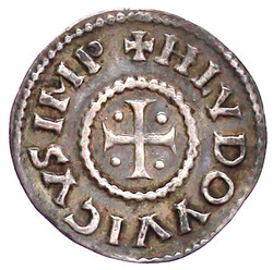 Pfennig o.J. unbestimmte Münzstätte. XPISTIANA RELIGIO. Schmale ...