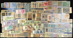 Schöne Sammlung von ca. 400 Scheinen, darunter Reichsbanknoten ab ...