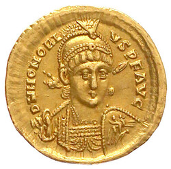 Solidus 393/423, Constantinopel, 1. Off. 4,40 g. sehr ...