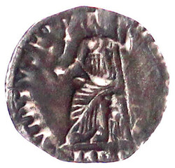 Siliqua 402 Mailand. Brb. r./Roma thront l. 1,06 g. sehr ...