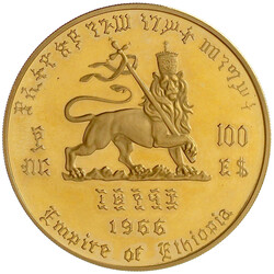 200 Dollars EE1958 (1966) 75. Geburtstag und 50 Jahre Regierung Haile ...