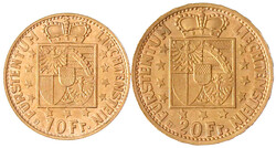 2 Stück: 10 und 20 Franken 1946. 3,23 und 6,45 g. 900/1000. beide ...