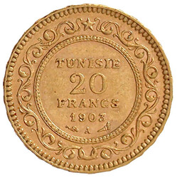 20 Francs 1903 A. 6,45 g. 900/1000. sehr schön/vorzüglich