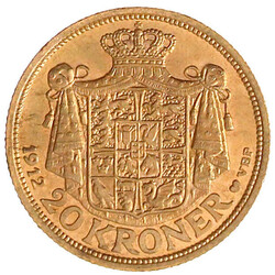 20 Kronen 1912 VBP. 8,96 g. 900/1000. prägefrisch/fast Stempelglanz
