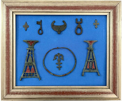 Sammlung Artefakte der Kiev-Kultur, 3. bis 5. Jh.. 9 Stück Bronze. ...