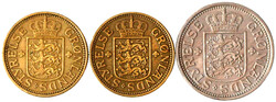 3 Münzen: 25 Öre 1926 und 2 X 50 Öre 1926. meist sehr schön