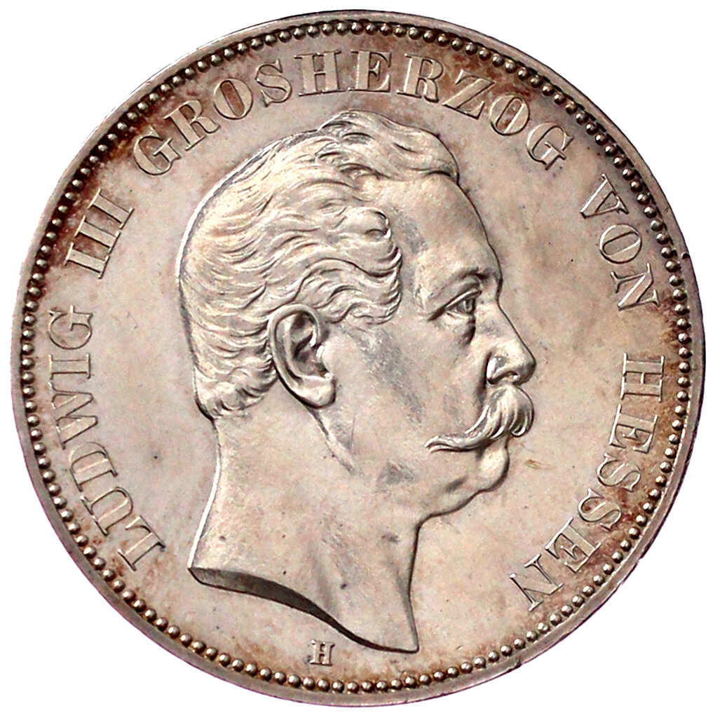 5 Mark 1875 H. Polierte Platte, etwas berieben, äußerst selten in ...