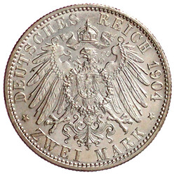 2 Mark 1904 G. vorzüglich/Stempelglanz