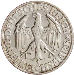 1928 D. fast Stempelglanz