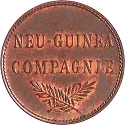 1 Neuguinea Pfennig 1894 A. fast Stempelglanz