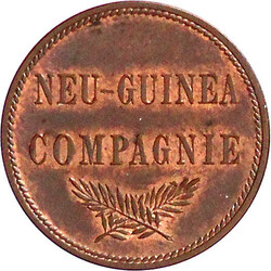 2 Neuguinea-Pfennig 1894 A. gutes vorzüglich, kl. Fleck