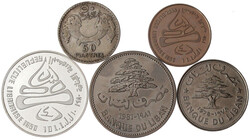 Typensammlung von 35 Münzen des 20. Jh. ab 1925. Dabei 5 ...