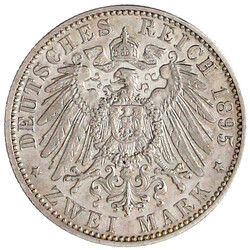 2 Mark 1895 A. sehr schön/vorzüglich