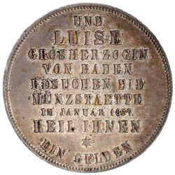 Gulden 1857, Münzbesuch. sehr schön/vorzüglich, schöne Patina, ...