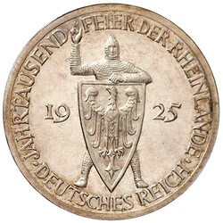 1925 A. Polierte Platte, nur min. berührt, Prachtexemplar