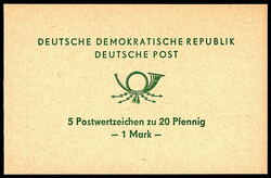 1380: German Democratic Republic - Stamp booklets